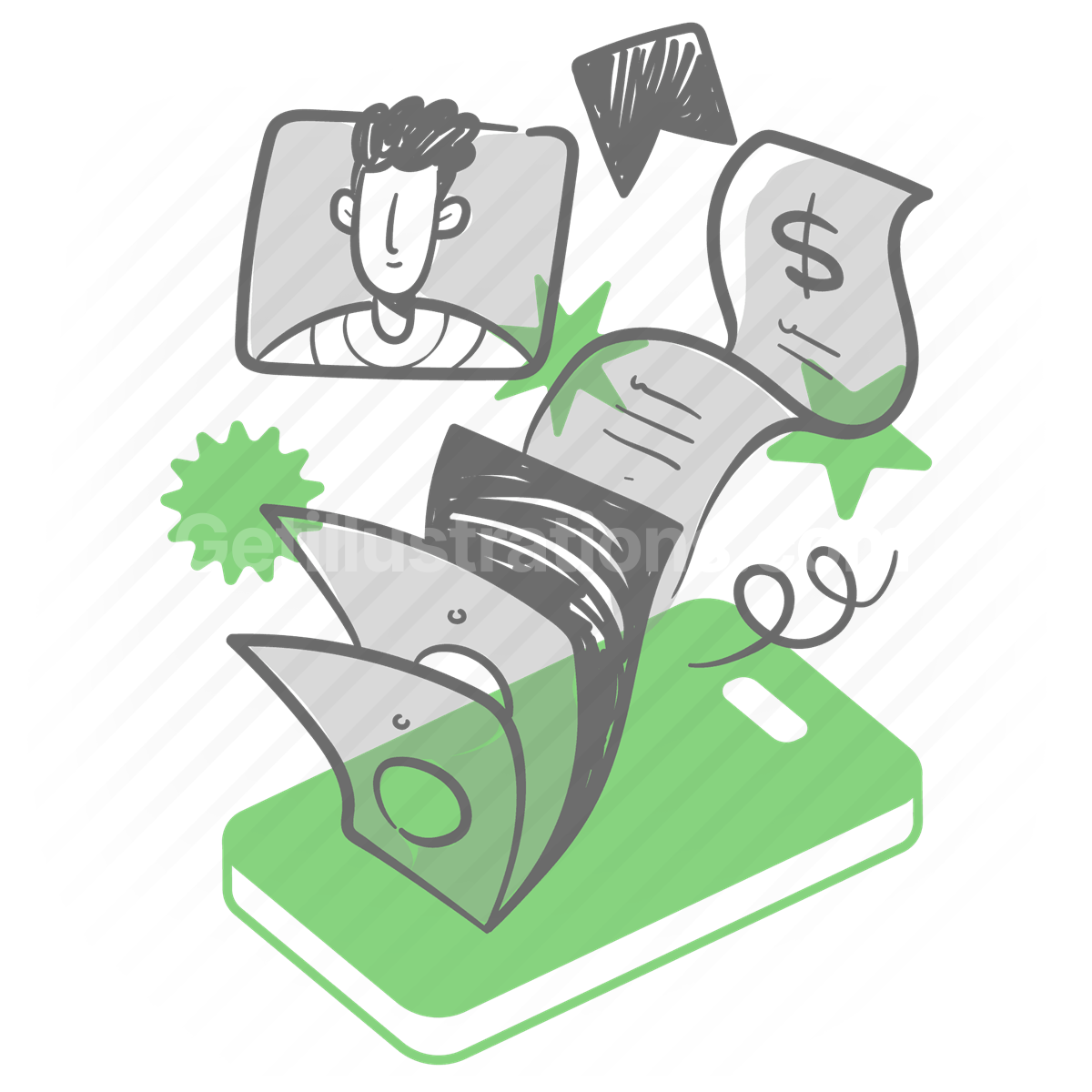 Business and Finance illustration preview image